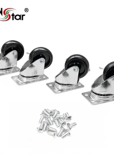 [LANStar] RACK CABINET ROLLER, 바퀴, 허브랙/서버랙 겸용4개 세트 [LS-RACK-ROLLER]