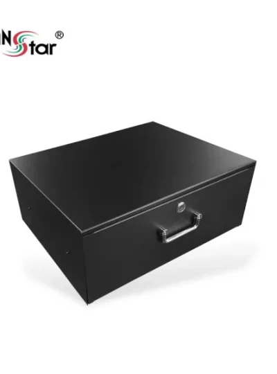 [LANStar] 랜스타 허브랙 슬라이트 서랍장 4U, [LS-4UBD] [블랙]