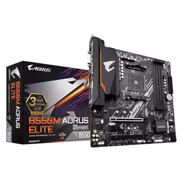 [GIGABYTE] B550M AORUS ELITE 제이씨현 (AMD B550/M-ATX)