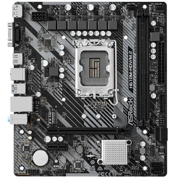 [ASRock] H610M-HDV/M.2 R2.0 D4 에즈윈 벌크 (인텔H610/M-ATX) ▶ 럭키쿠폰 ◀
