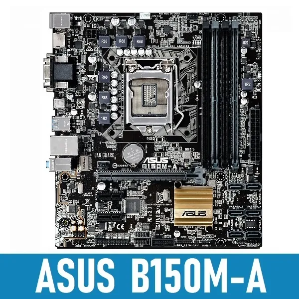 [ASUS] B150M-A (인텔1151/B150/Micro-ATX) 메모리소켓 4개 [중고제품]