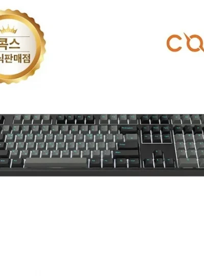 [COX] 유선 기계식키보드, CX108G PBT 가스켓 마운트, 황축 [블랙/USB]