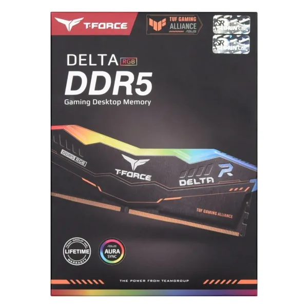 [Team Group] T-Force DDR5 PC5-44800 CL36 Delta RGB TUF 서린 [32GB (16GB*2)] (5600)